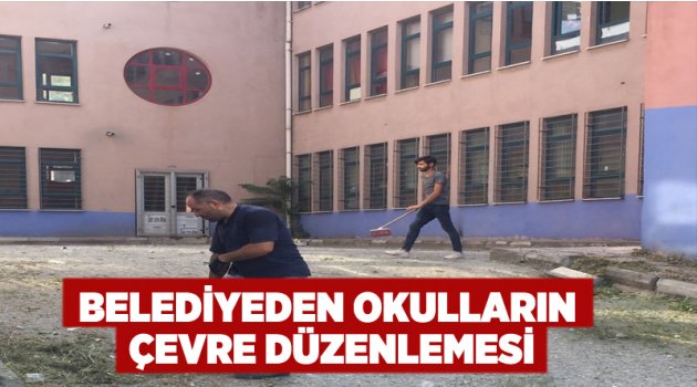 Belediyeden Okulların Çevre Düzenlemesi