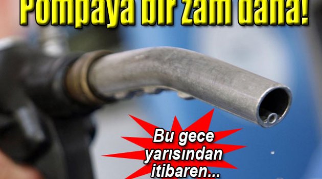 Bir zam da motorine