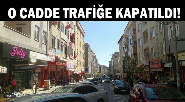 Çayırova Fatih Caddesi Trafiğe Kapatıldı