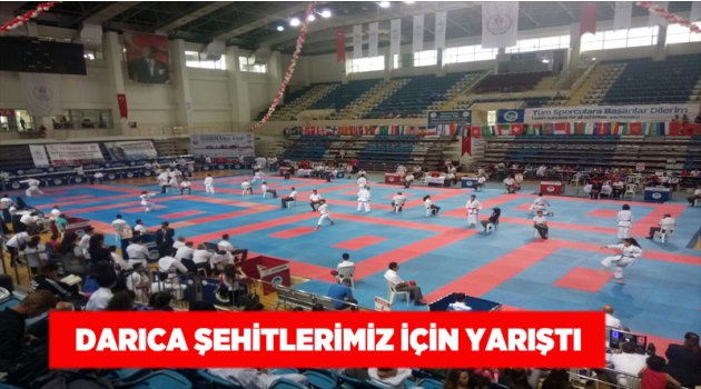 DARICA ŞEHİTLERİMİZ İÇİN YARIŞTI