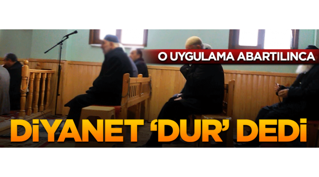 Diyanet: Camilerde sandalye ve taburelerde namaz kılınmamalı