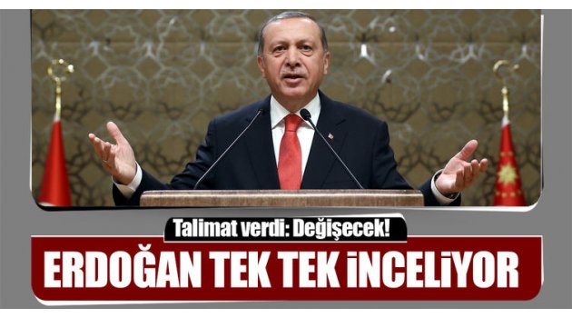 Erdoğan talimat verdi: Teşkilat değişecek