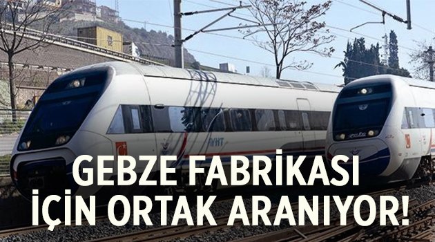 Gebze fabrikası için ortak aranıyor