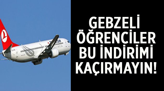 Gebzeli öğrenciler bu indirimi kaçırmayın!