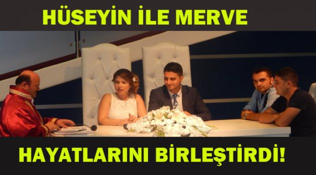 Hüseyin ve Merve hayatını birleştirdi