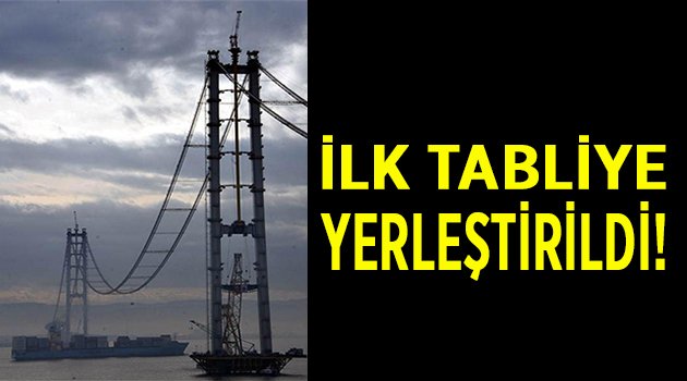 İlk tabliye yerleştirildi!