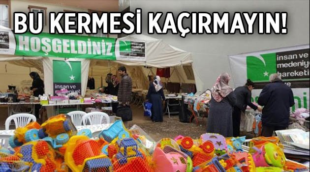 İMH kermesi Fatih Caddesi’nde devam ediyor