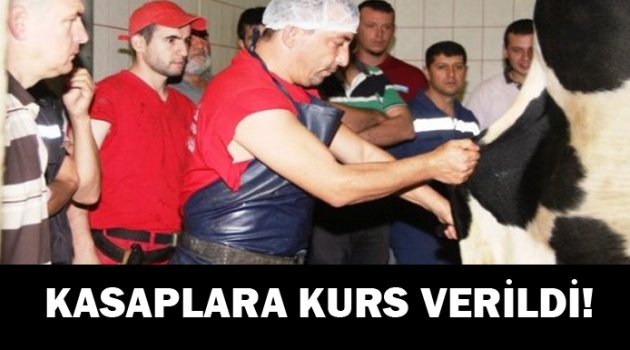 Kasaplık eğitim kursları verildi