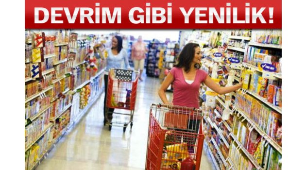 Marketlerde yeni dönem başlıyor