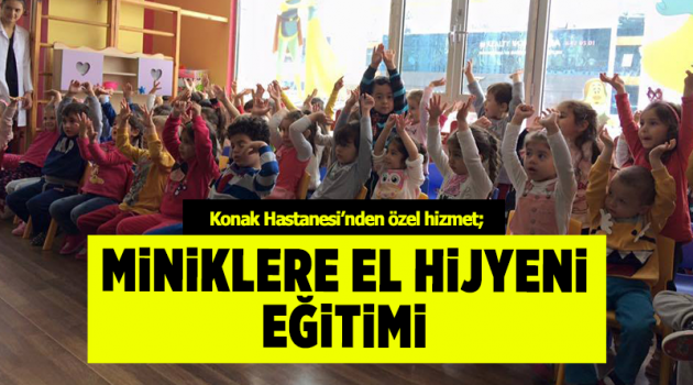 Miniklere el hijyeni eğitimi