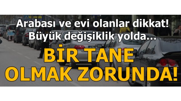 Otopark yönetmeliğinde köklü değişiklik! Her daireye 1 tane…