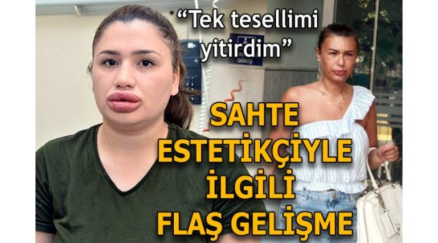 Sahte estetikçiye tahliye