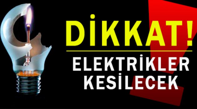 SEDAŞ planlı elektrik kesintisi