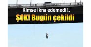 Boğaz Köprüsü'nden böyle atladı