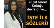 26 yıl sonra bir ilk! Jülide Sarıeroğlu koltuğuna oturdu…