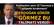 Erdoğan bu talimatı verdi! Kutlayalım ama...