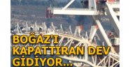 Dev gemi Çanakkale Boğazı’ndan geçti