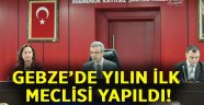 Gebze’de yılın ilk meclisi yapıldı.