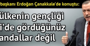 'Bu ülkenin gençliği Gezi'de gördüğünüz vandallar değil'