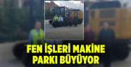 Fen işleri makine parkı büyüyor