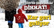 Kar geliyor!