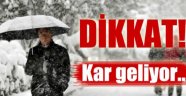 Kar geliyor