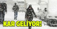 Kar geliyor!