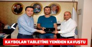 Kaybolan tabletine yeniden kavuştu