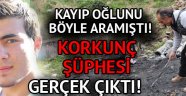 Kayıp oğlunu yanan barakada buldu!