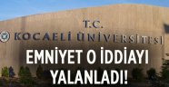 Kocaeli Emniyeti'nden o iddialara yalanlama