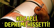 Komşu sallandı, Kocaeli hissetti!