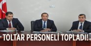 Toltar, Zabıta Personeliyle Toplantı Yaptı