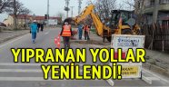 Yıpranan yollar yenilendi