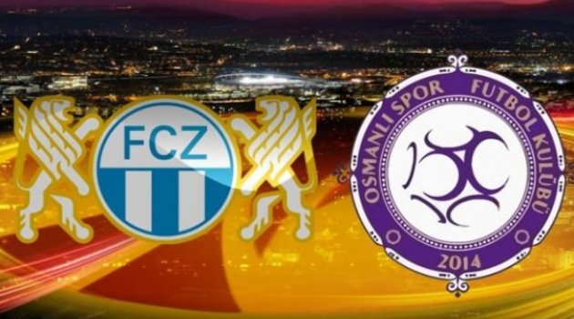 UEFA Avrupa Ligi'nde Osmanlıspor'un rakibi Zürih