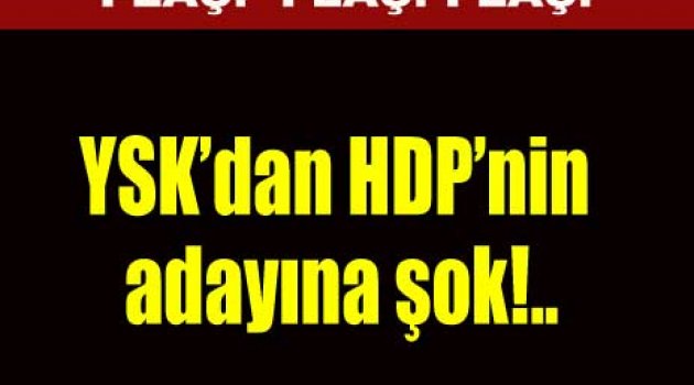 YSK, HDP'nin adayını veto etti